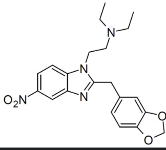 3,4-Methylenedioxynitazene. HCL.powder